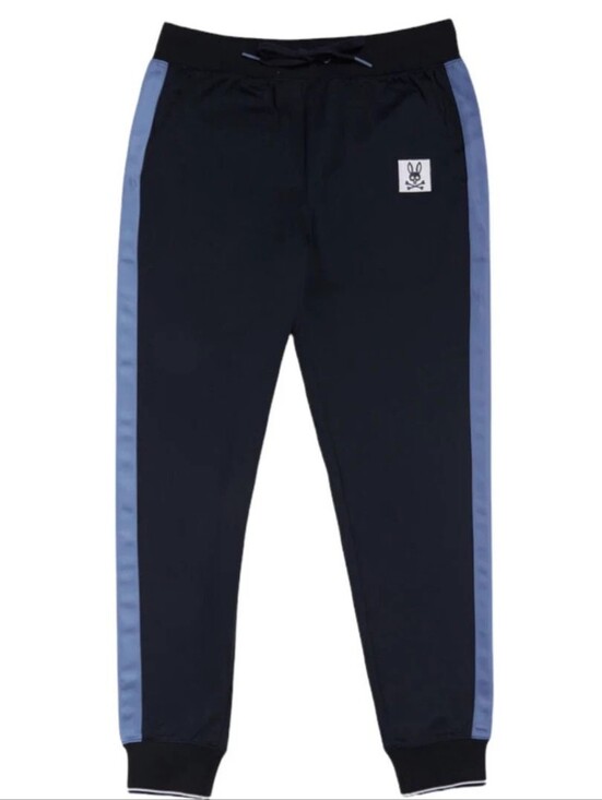 Psycho Bunny Other - Psycho Bunny Men's Navy Daniel Side Stripe Track Pants